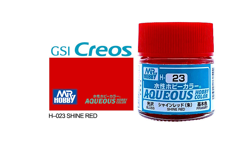 Mr Hobby (Gunze) Aqueous Gloss SHINE RED 10ml H023