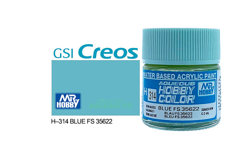Mr Hobby (Gunze) Aqueous Semi Gloss BLUE FS 35622 10ml H314
