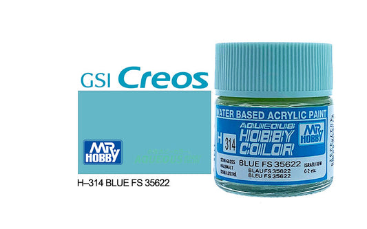 Mr Hobby (Gunze) Aqueous Semi Gloss BLUE FS 35622 10ml H314