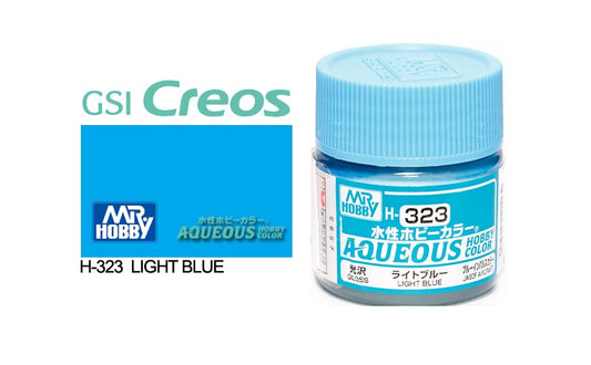 Mr Hobby (Gunze) Aqueous Gloss LIGHT BLUE 10ml H323