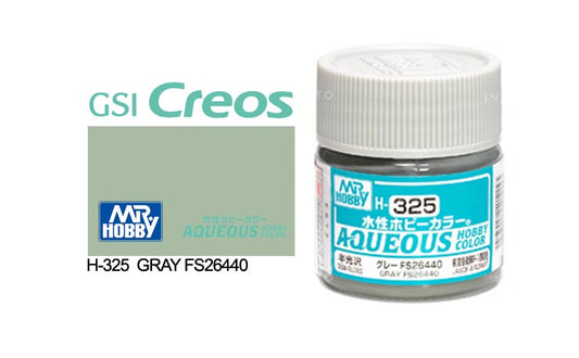 Mr Hobby (Gunze) Aqueous Semi Gloss GREY FS 26440 10ml H325