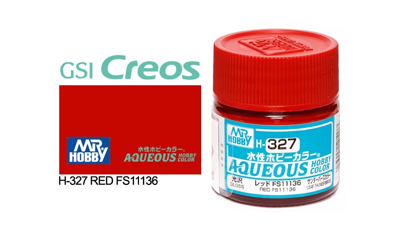 Mr Hobby (Gunze) Aqueous Gloss RED FS 11136 10ml H327