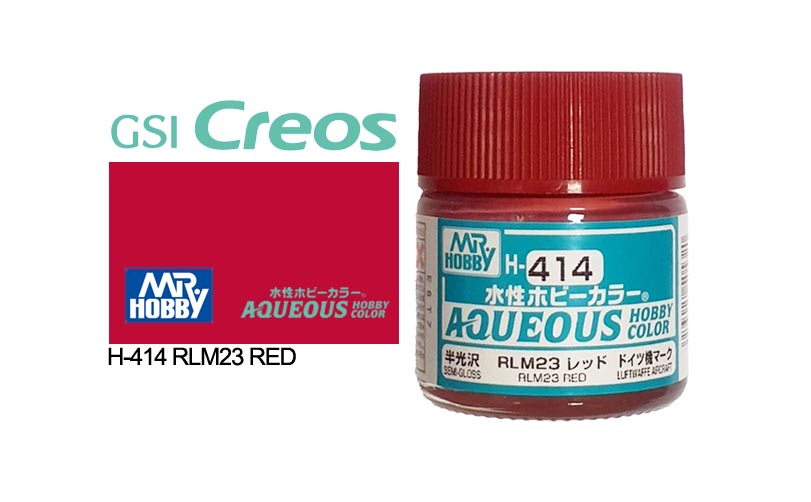 Mr Hobby (Gunze) Aqueous Semi Gloss RLM23 RED 10ml H414