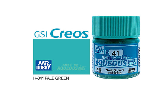Mr Hobby (Gunze) Aqueous Gloss PALE GREEN 10ml H041