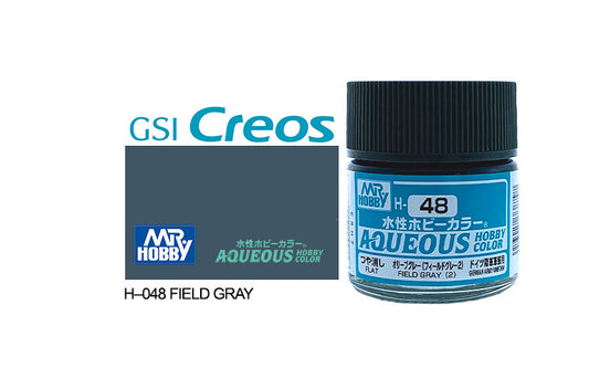 Mr Hobby (Gunze) Aqueous Gloss FIELD GREY (2) 10ml H048