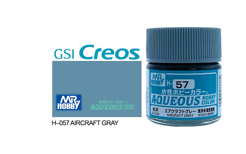 Mr Hobby (Gunze) Aqueous Gloss AIRCRAFT GREY 10ml H057