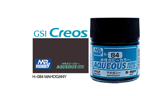 Mr Hobby (Gunze) Aqueous Semi Gloss MAHOGONY 10ml H084