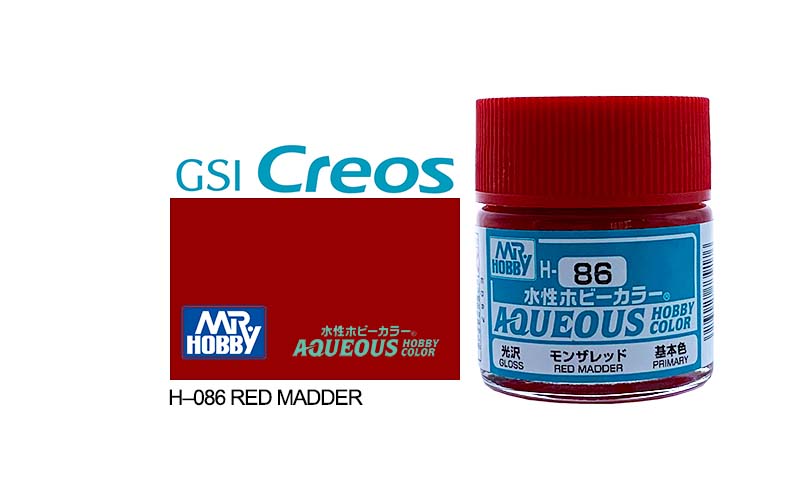 Mr Hobby (Gunze) Aqueous Gloss RED MADDER 10ml H086
