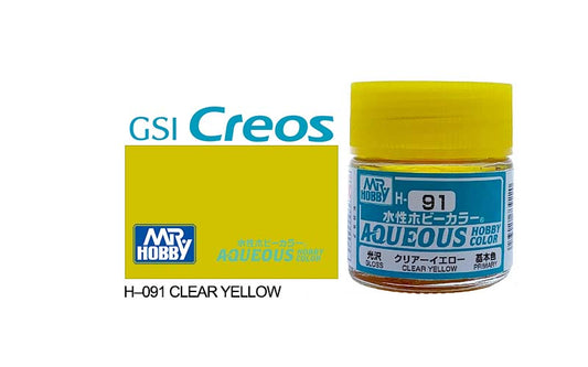 Mr Hobby (Gunze) Aqueous Gloss CLEAR YELLOW 10ml H091