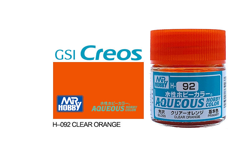 Mr Hobby (Gunze) Aqueous Gloss CLEAR ORANGE 10ml H092