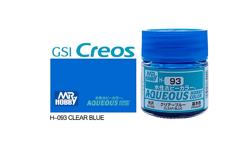 Mr Hobby (Gunze) Aqueous Gloss CLEAR BLUE 10ml H093