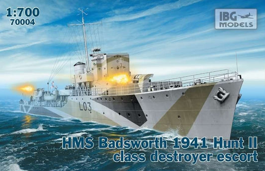 IBG 1/700 HMS BADSWORTH 1941 Hunt II class IBG70004