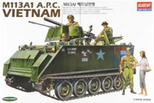Academy 1/35 M113A1 Vietnam Version *Aus Decals* ACA-13266