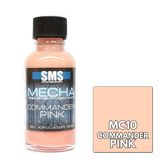 SMS Mecha Colour Premium Acrylic Lacquer COMMANDER PINK 30ml MC10