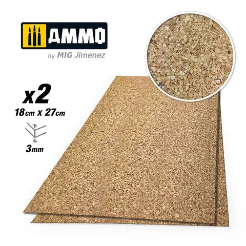 Ammo Create CORK MEDIUM GRAIN (3mm) 2pcs AMIG8840