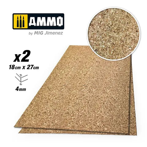 Ammo Create CORK MEDIUM GRAIN (4mm) 2pcs AMIG8841