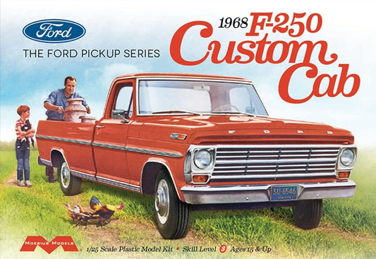 Moebius 1/25 1968 Ford F-250 Custom Cab Pickup 2564
