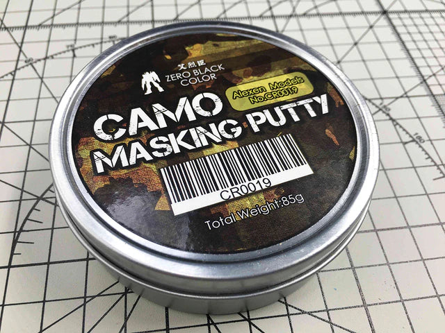 KSM Camouflage Masking Putty Black (Hard) 85g – Kookaburra Scale Models