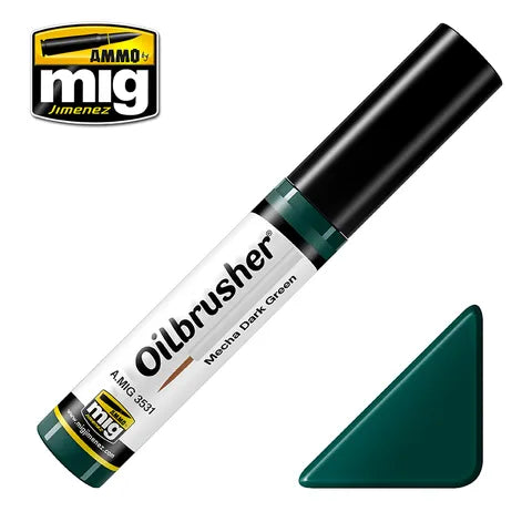 AMMO OILBRUSHER MECHA DARK GREEN AMIG3531