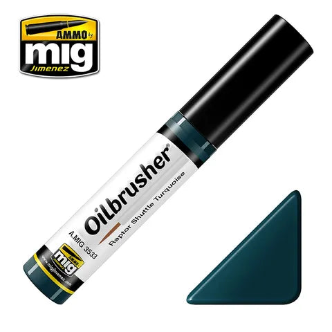 AMMO OILBRUSHER RAPTOR SHUTTLE TURQUOISE AMIG3533