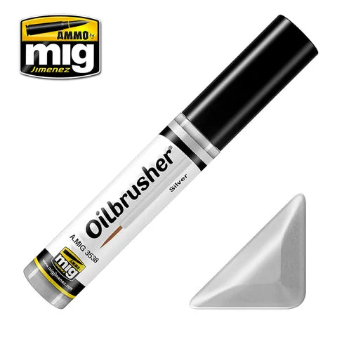 AMMO OILBRUSHER SILVER AMIG3538