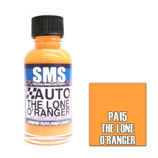 SMS Auto Colour Premium Acrylic Lacquer THE LONE O'RANGER 30ml PA15