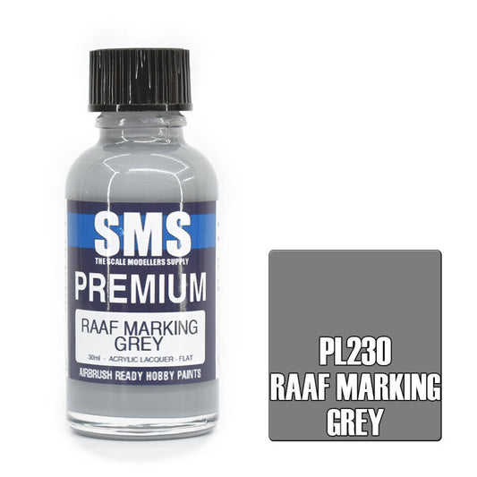 SMS Premium Acrylic Lacquer Colour RAAF MARKING GREY PL230