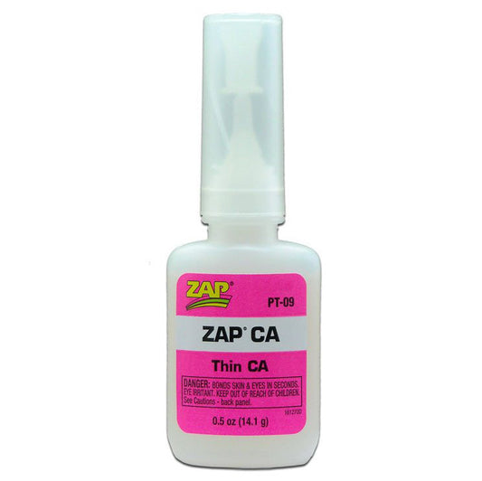Zap-A-Gap CA Thin Cyanoacrylate (Pink) 1/2oz/14.1g PT09
