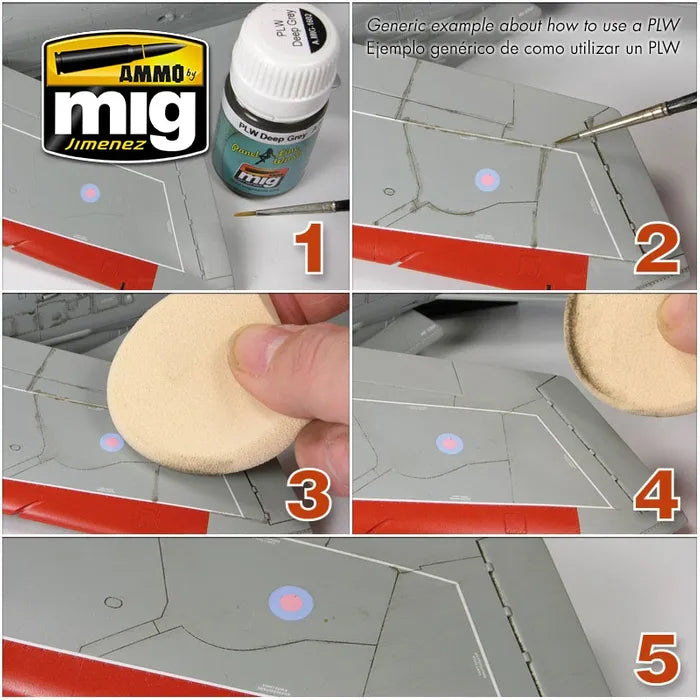 AMMO PANEL LINE WASH SHADOW FOR DESERT BROWN 35ML AMIG1621