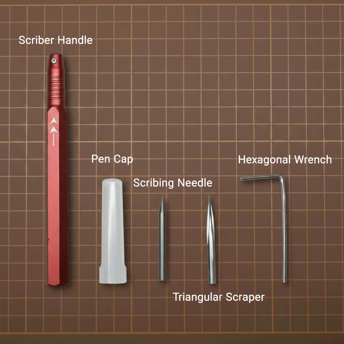 KSM Model Scriber Tool Set with 2 Scribing Tips MS109