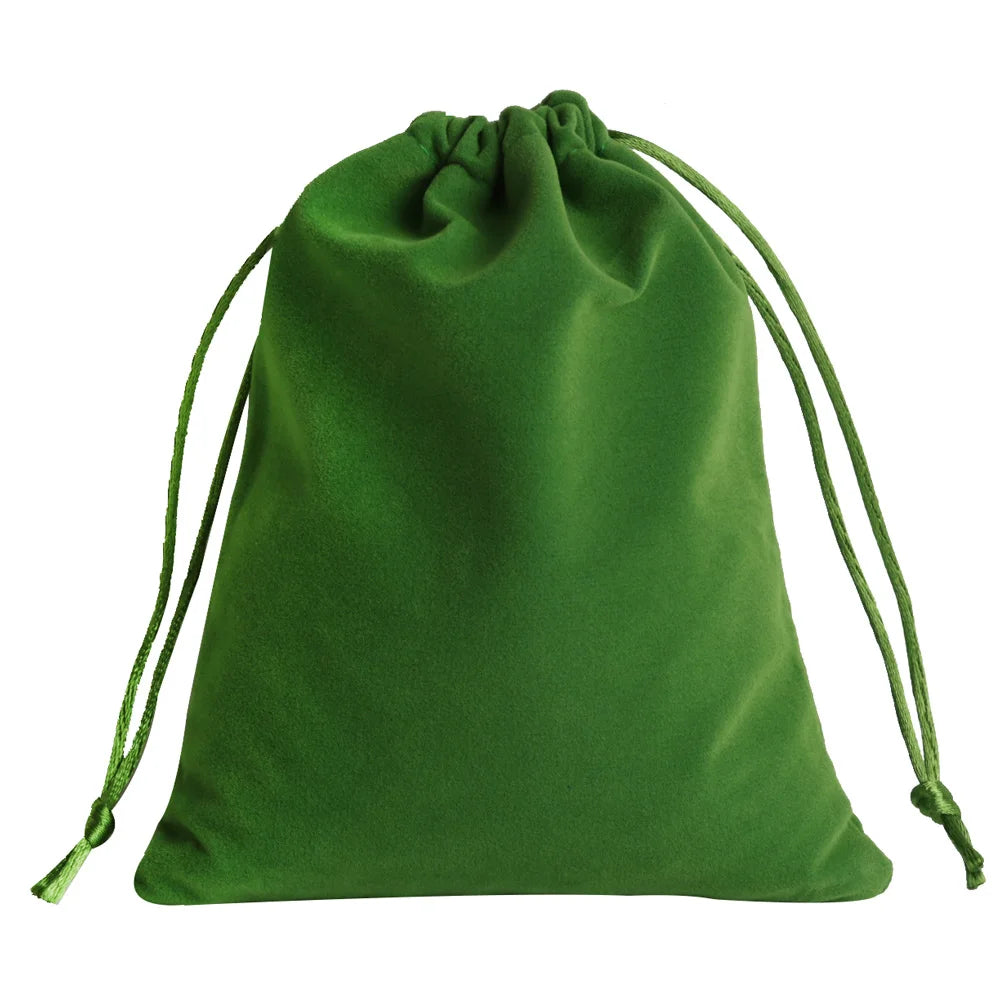 KSM Velvet Drawstring Pouches BLACK 7x9cm (1pce)