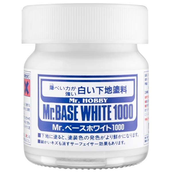 Mr Hobby (Gunze) Mr BASE WHITE 1000 40ml SF283