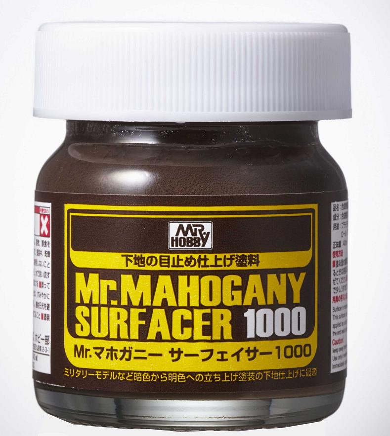 Mr Hobby (Gunze) Mr Mahogany Surfacer 1000 40ml SF290