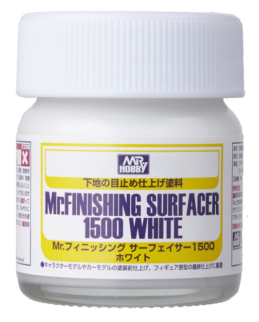 Mr Hobby (Gunze) Mr Finishing Surfacer WHITE 1500 40ml SF291