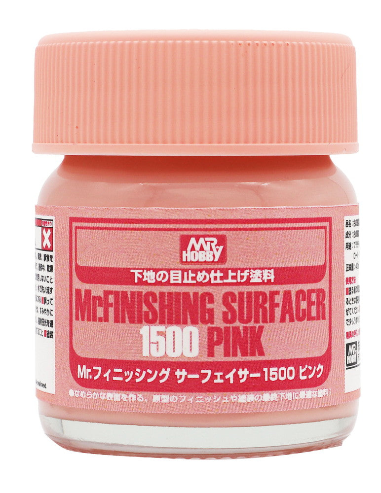 Mr Hobby (Gunze) Mr Finishing Surfacer PINK 1500 40ml SF292