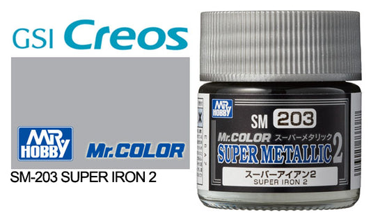 Mr Hobby (Gunze) Mr Color Super Metallic 2 SUPER IRON 2 10ml SM203