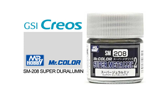 Mr Hobby (Gunze) Mr Color Super Metallic 2 SUPER DURALUMIN 10ml SM208