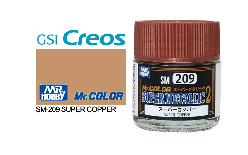 Mr Hobby (Gunze) Mr Color Super Metallic 2 SUPER COPPER 10ml SM209
