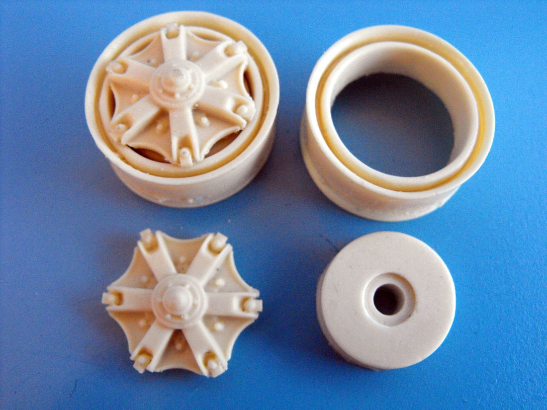 AUSLOWE Truck Part STANDARD RIM REYCO 6 SPOKE INSERT 1/24 SCALE WS24