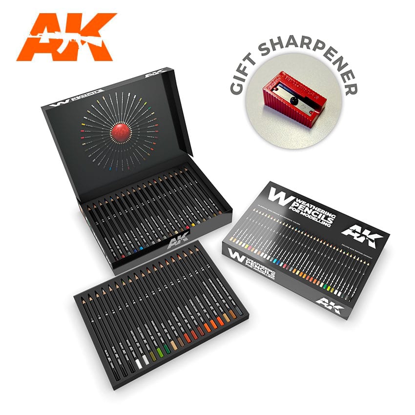 AK Weathering Pencils Deluxe Edition Box AK10047