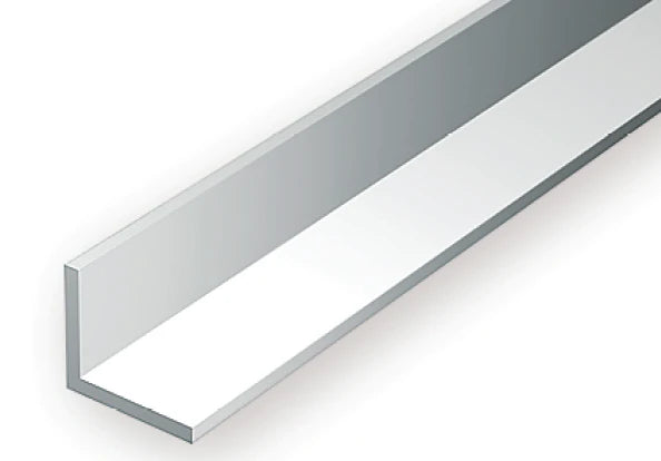 Evergreen White Polystyrene 90° Angle 0.080" / 2.0mm x 35cm (4pce) 292