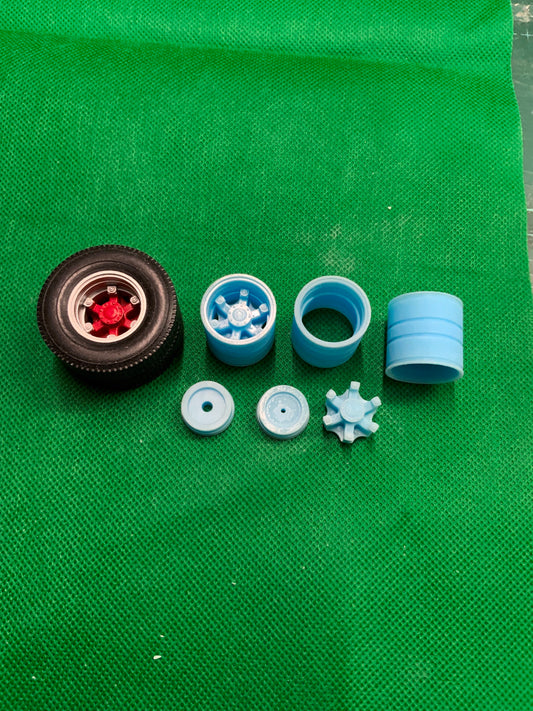 AUSLOWE Truck Part 6 SPOKE DRIVE Rims 1/25 WD43