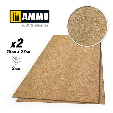 Ammo Create CORK FINE GRAIN (2mm) 2pcs AMIG8836