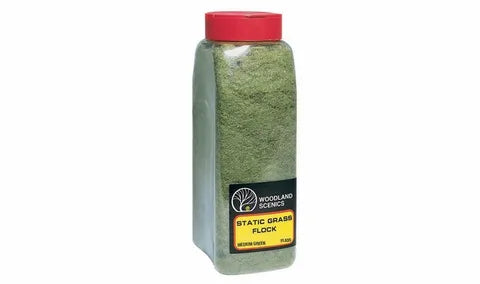 Woodland Scenics Flock MEDIUM GREEN (Shaker) WS-FL635