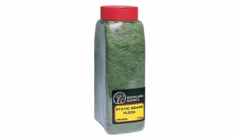Woodland Scenics Flock DARK GREEN (Shaker) WS-FL636