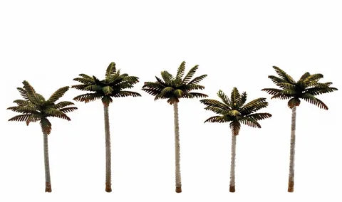 Woodland Scenics 3In - 3 3/4In Small Palm Trees (5 Pk) WS-TR3597