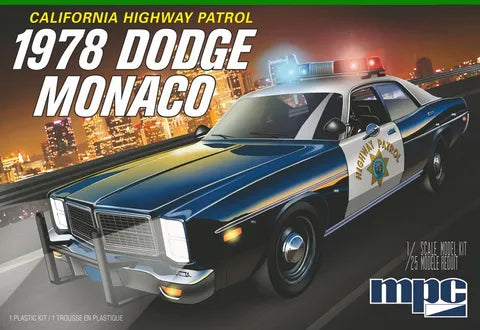 MPC 1:25 1978 Dodge Monaco CHP Police Car