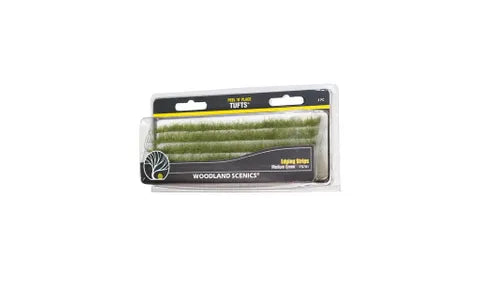 Woodland Scenics Tufts MEDIUM GREEN EDGING STRIPS WS-FS781