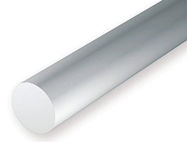 Evergreen White Polystyrene Rod and Tube ASSORTED x 35cm (7pce) 217
