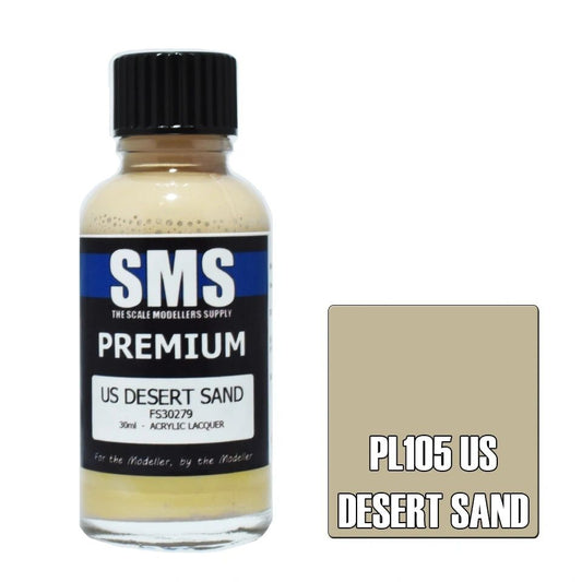 SMS Premium Acrylic Lacquer Colour US Desert Sand PL105
